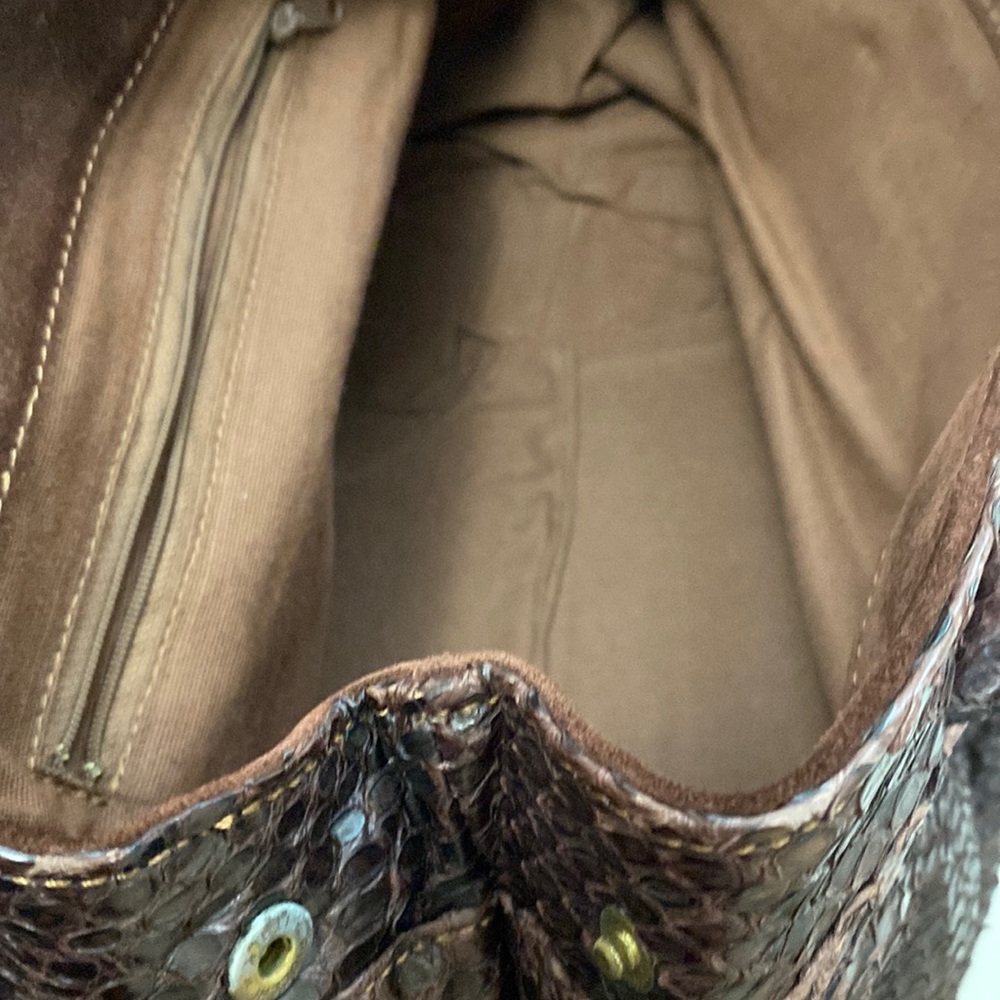 Python Snakeskin Shoulder Bag - Picture 8 of 17